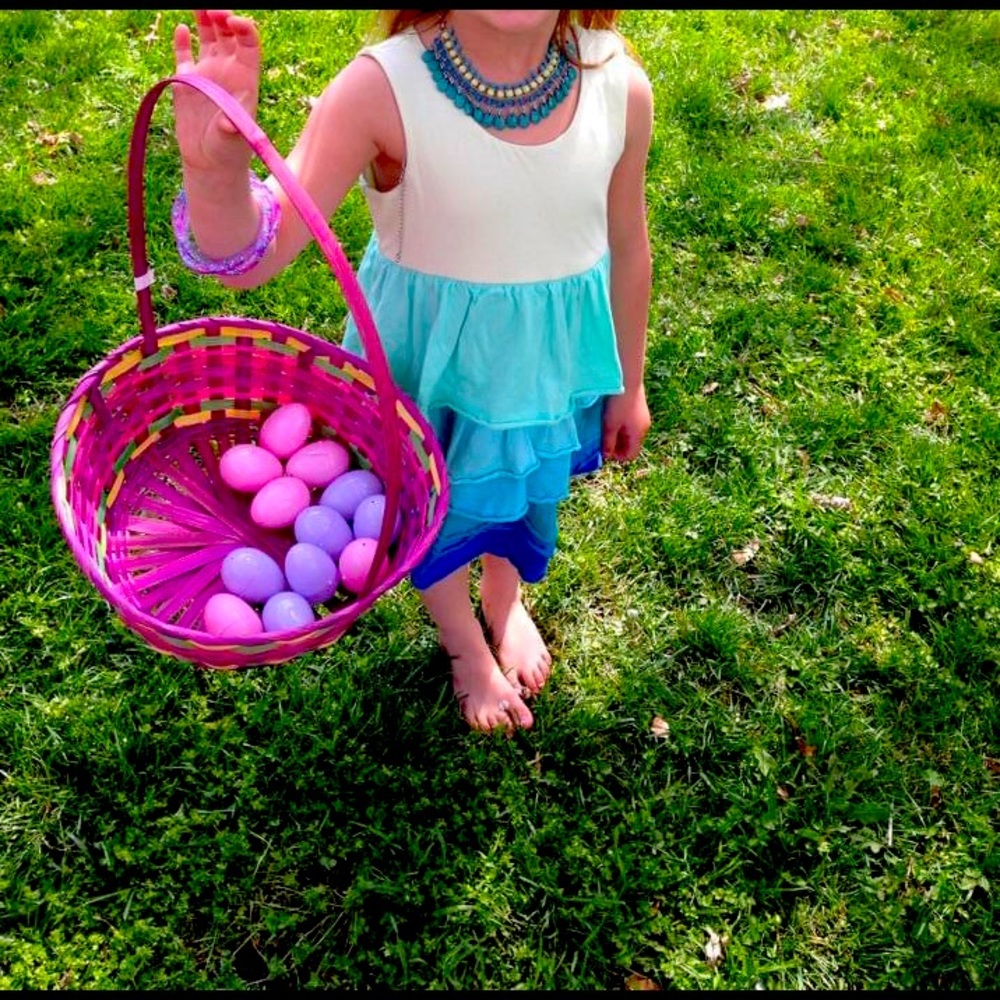 Garnet hill kids tied dress